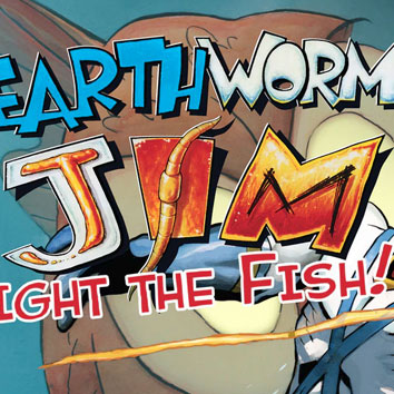 Earthworm Jim 2 Fight The Fish
