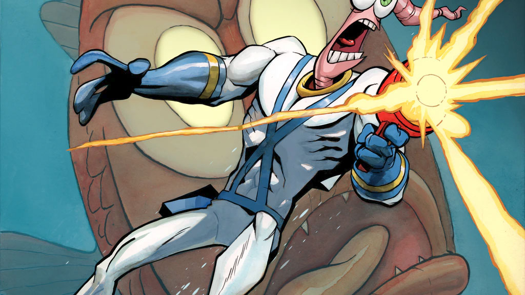 Earthworm Jim Fight The Fish Cover Preview